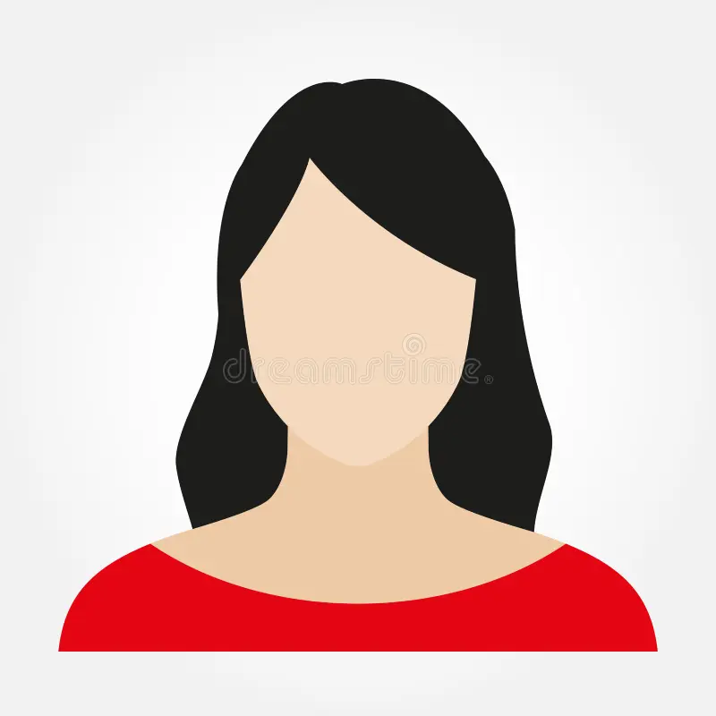 печать woman avatar profile female face icon vector illustration 190750711